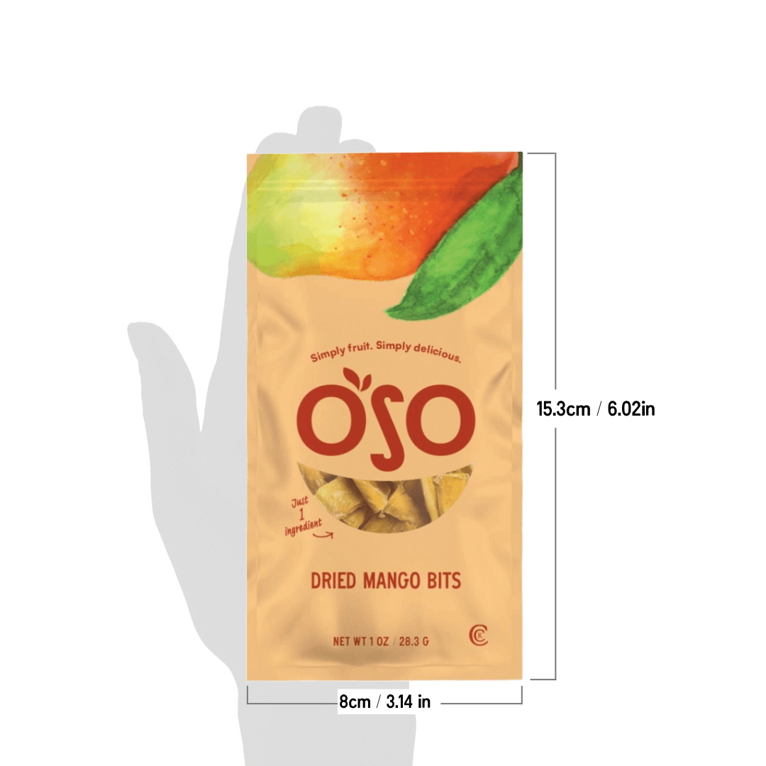 Size of the 1oz bag as big as your hand