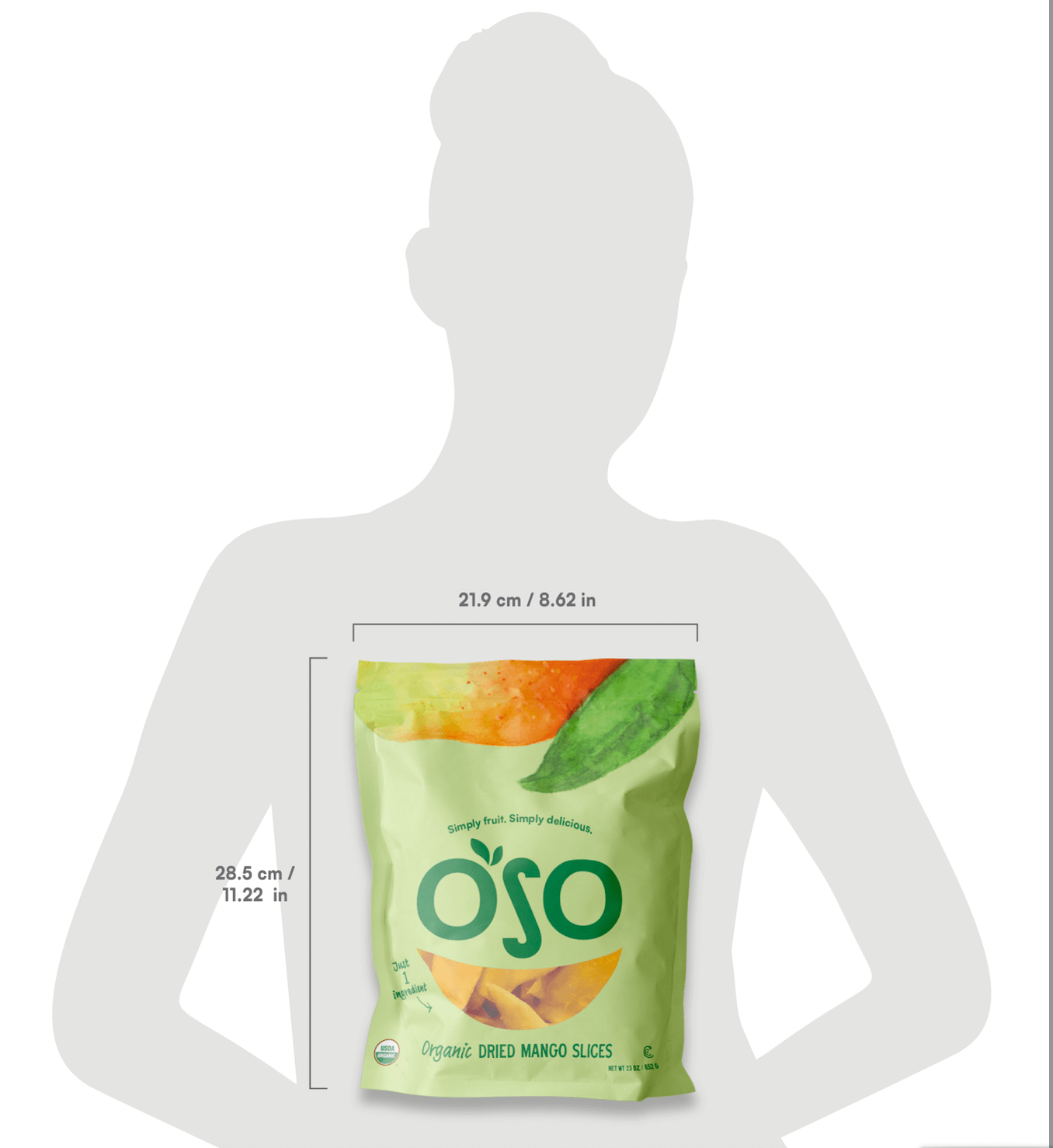 Size of the 23 oz bag