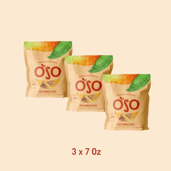 Dried Mango Slices - 7 Oz Bag - Pack of 4 bags - New Size!