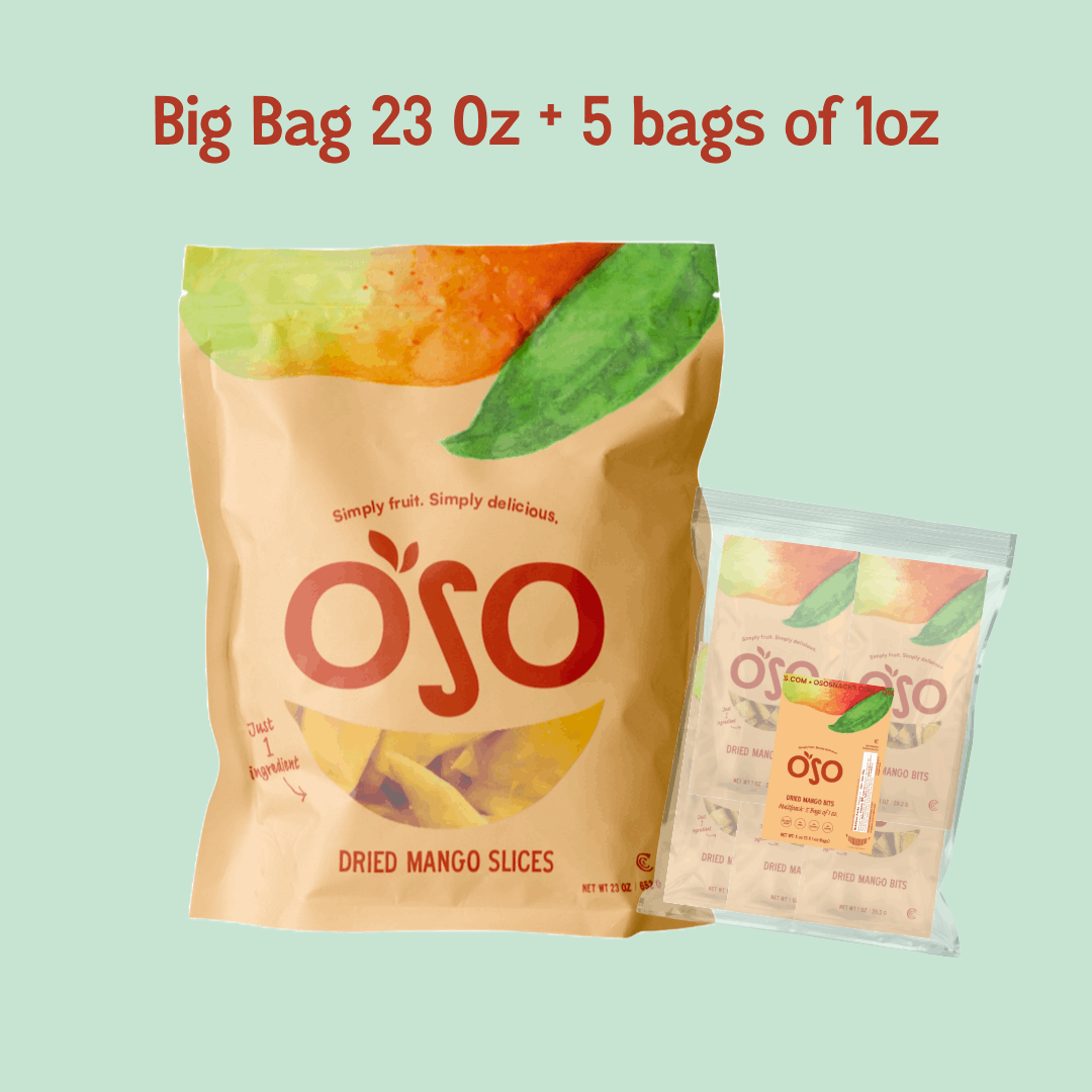 Dried Mango Bundle: 23oz + Multipack: 5X1 oz Packs