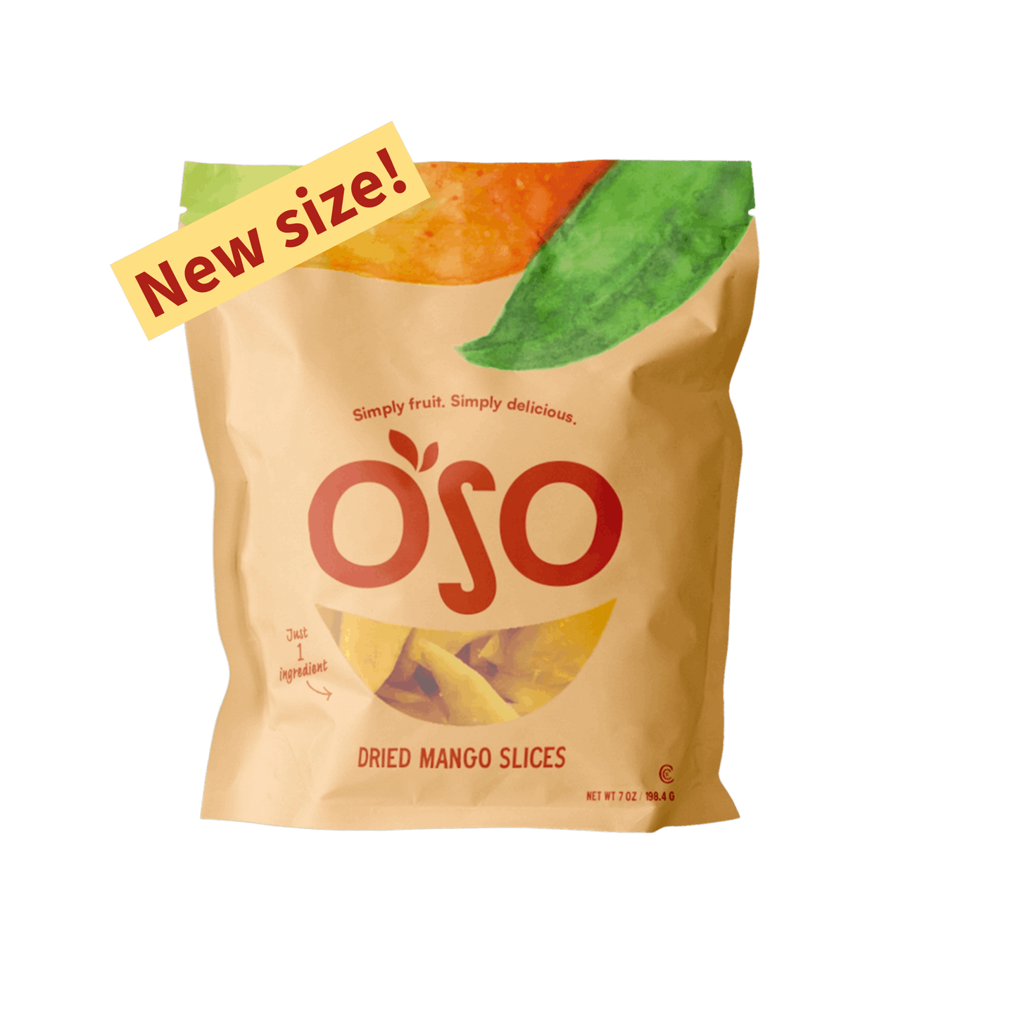 Dried Mango Slices - 7 Oz Bag - New Size!