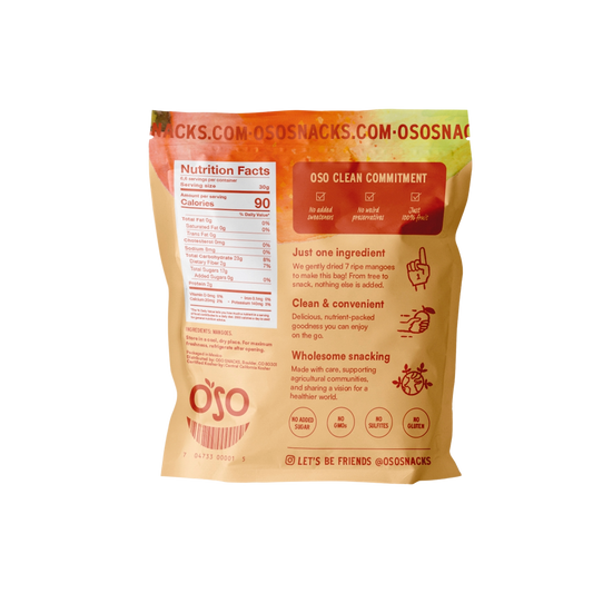 Dried mango bag back part 