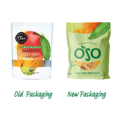 old design bag vs the new organic mango bag