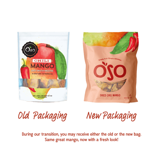 our old design bag vs the new chili mango bag
