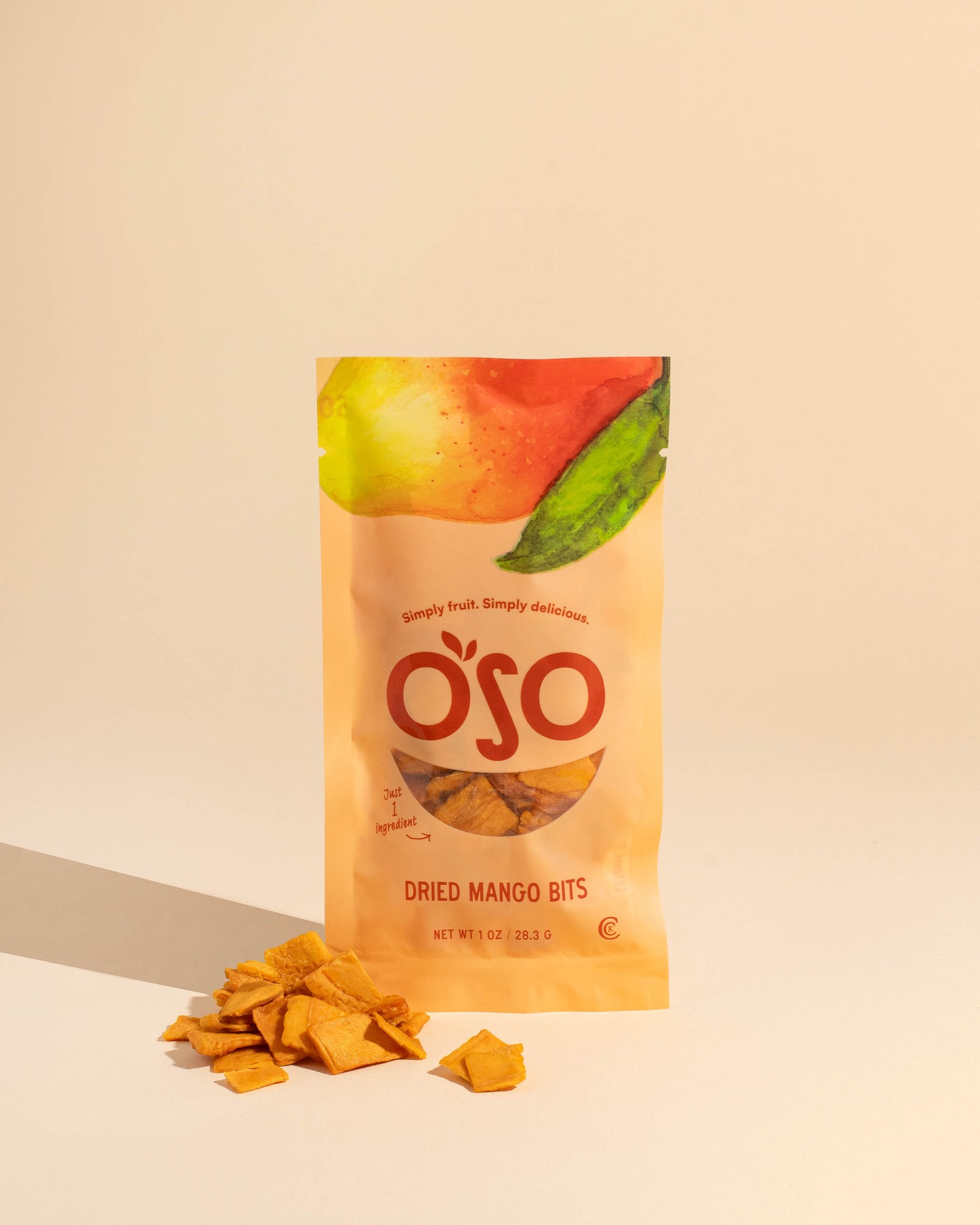 Dried Mango Bits - 1 Oz of Diced Mango