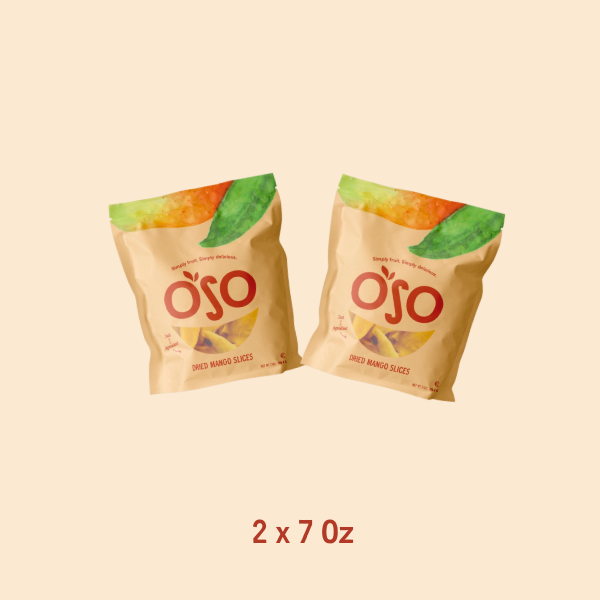Dried Mango Slices - 7 Oz Bag - Pack of 4 bags - New Size!