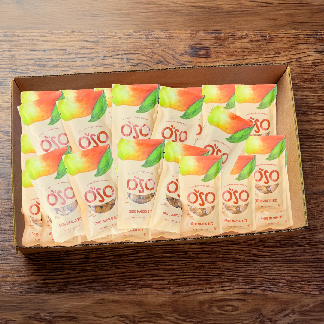 Dried Mango Bits - 5 Single Bags x 1 Oz