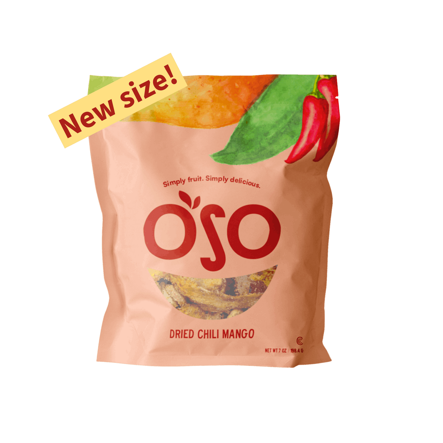 Dried Chili Mango - 7 Oz bag - New Size!